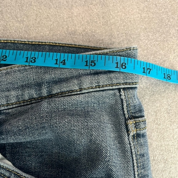 DU/ER Midweight Denim High Rise Straight (Button Fly) - W32 XL29 - Picture 9 of 11